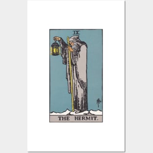 The Hermit, Raider Waite Tarot, Divination Tarot Posters and Art